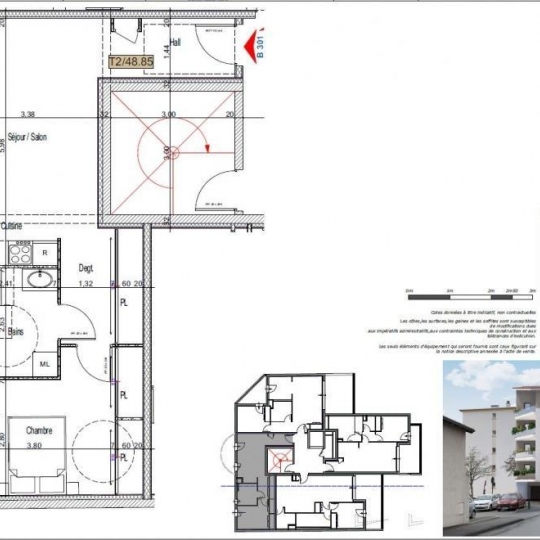  Annonces VALENCE : Appartement | VALENCE (26000) | 49 m2 | 140 000 € 