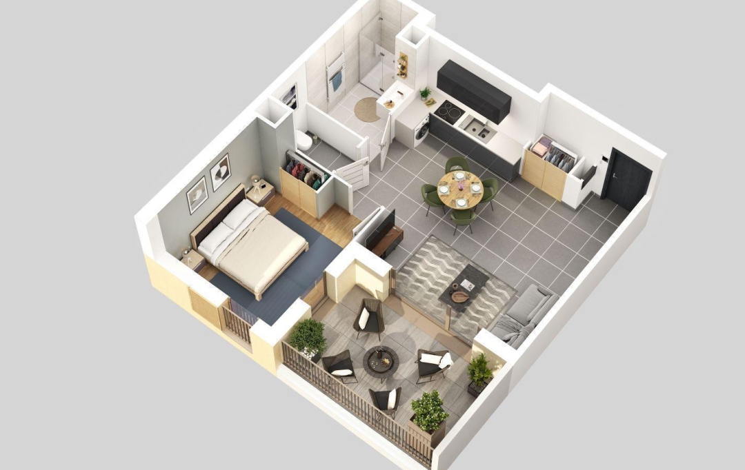 Annonces VALENCE : Apartment | BEAUMONT-LES-VALENCE (26760) | 44 m2 | 165 000 € 