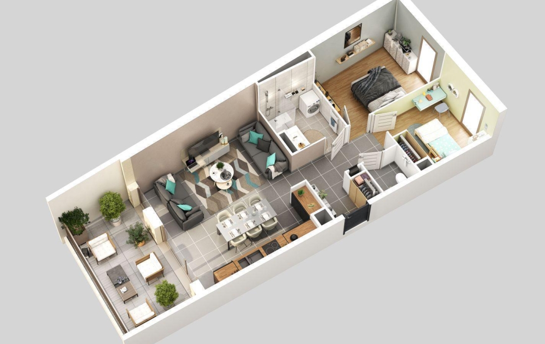 Annonces VALENCE : Appartement | BEAUMONT-LES-VALENCE (26760) | 60 m2 | 181 000 € 