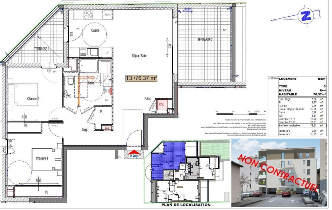 BATI-TERRE : Appartement | VALENCE (26000) | 76 m2 | 294 000 € 
