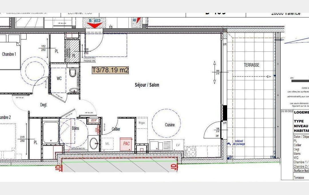 Annonces VALENCE : Appartement | VALENCE (26000) | 78 m2 | 315 000 € 