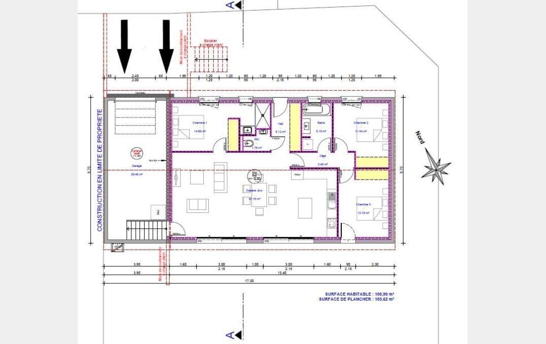 BATI-TERRE : House | SAINT-GEORGES-LES-BAINS (07800) | 101 m2 | 279 000 € 