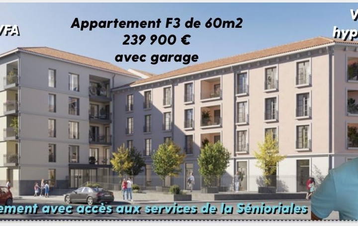 BATI-TERRE : Appartement | VALENCE (26000) | 60 m2 | 239 900 € 