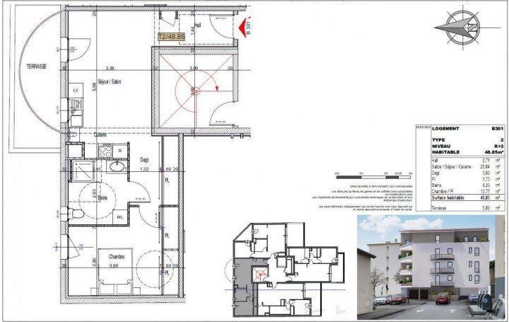 BATI-TERRE : Appartement | VALENCE (26000) | 49 m2 | 140 000 € 