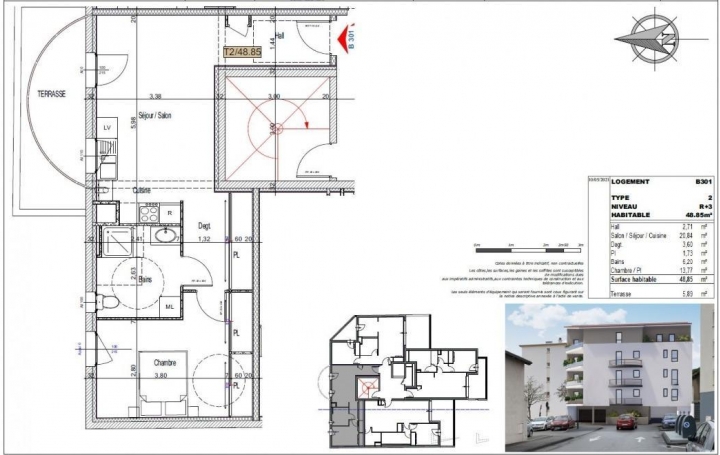 Annonces VALENCE : Appartement | VALENCE (26000) | 49 m2 | 140 000 € 